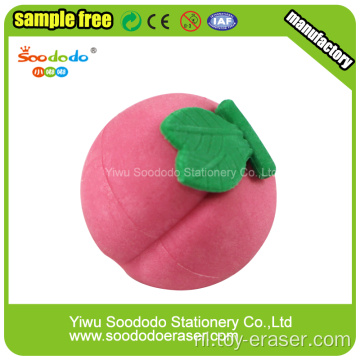 3D Peach Shaped Eraser, groothandel nieuwigheid gummen